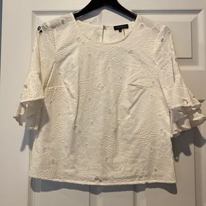 White 1 State blouse